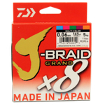 Шнур Daiwa J-Braid Grand X8 150м 0.06мм 5.0кг Multicollor 1шт 11lb 12795-006 / 0069583