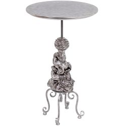 Столик декоративный Дю Солей Античное серебро