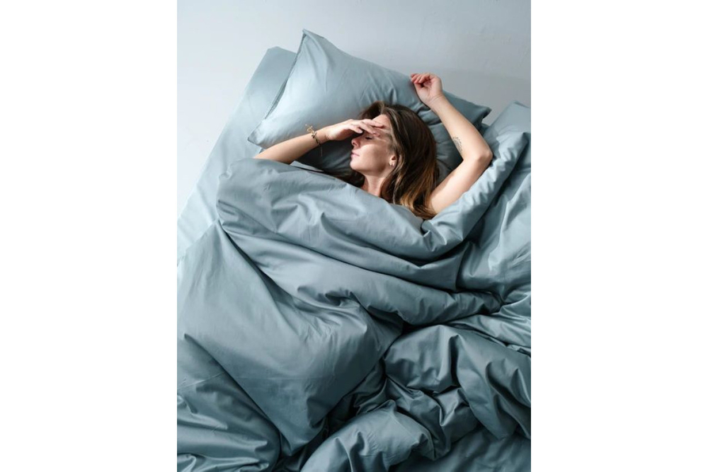 Постельное белье GoodNight Сатин Делюкс 1,5 сп. (с нав. 50х70) вода