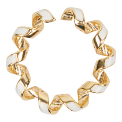 Кольцо-спираль в камнях