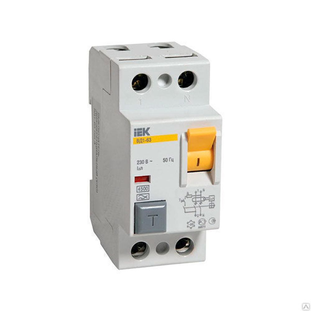 УЗО ВД1-63  30mA IEK