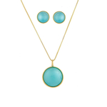 Комплект Possebon Pearl Blue Sky Agate S1565.21 B/G