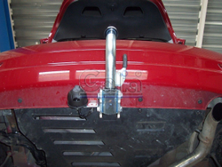 Фаркоп оцинкованный Galia K029A для Hyundai i30 хетчбек FD 2007-2010, Kia Ceed хетчбек 2006-2012(паспорт и сертификат в комплекте)(без электрики)