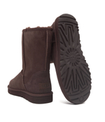 Кожаные угги w classic short ii UGG - коричневый(1016223)