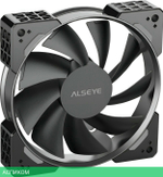 Кулер для корпуса Alseye N12-B Black