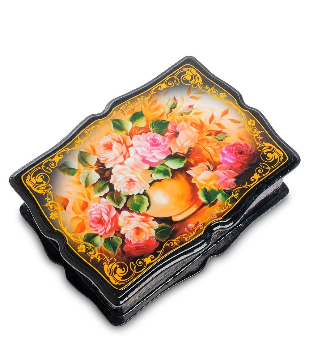 Народные промыслы ШК-13/ 3 Шкатулка в технике декупаж в асс. (ажур 13х18х5)