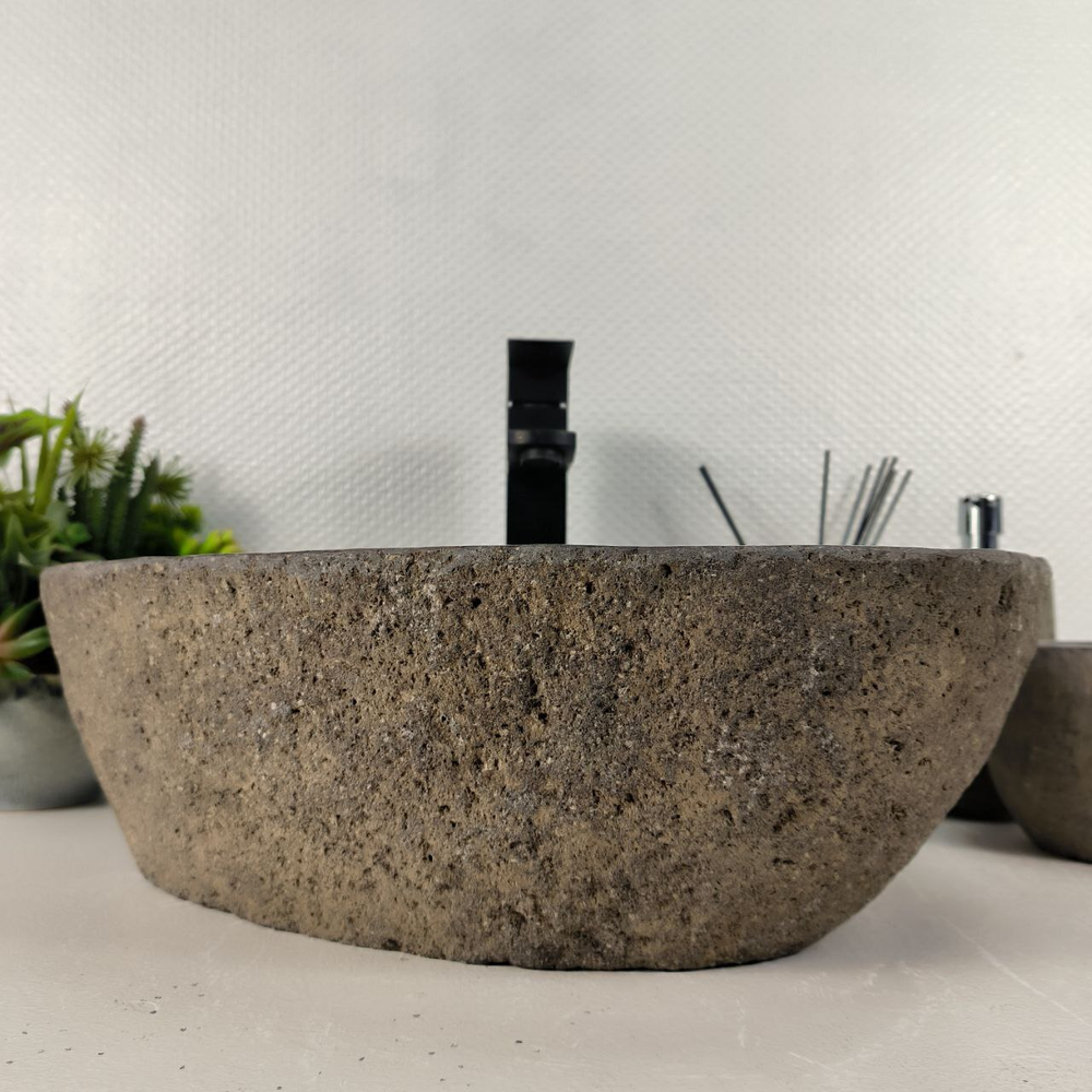 Раковина из речного камня RS-65594 49*38*15 0865