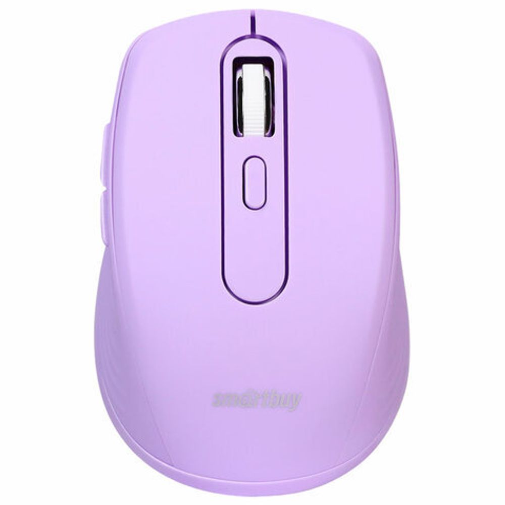 Мышь беспроводная бесшумная SMARTBUY SBM-611AG-V, USB, 4 кнопки + 1 колесо, оптическая, лиловая, 02033