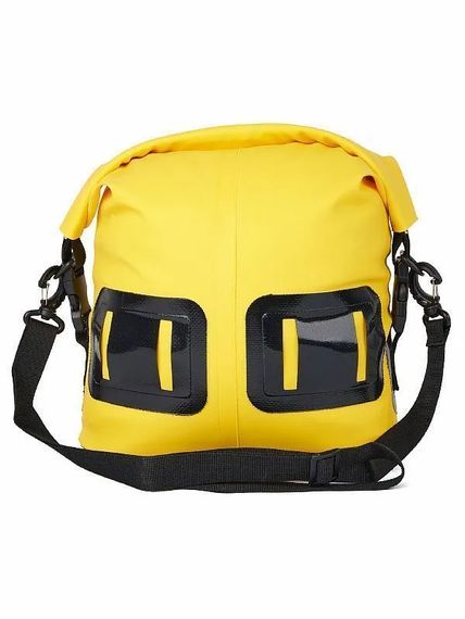 Гермосумка через плечо Sargan Скелетон-САП/Пляжка с доп.карманом 10 л желтый