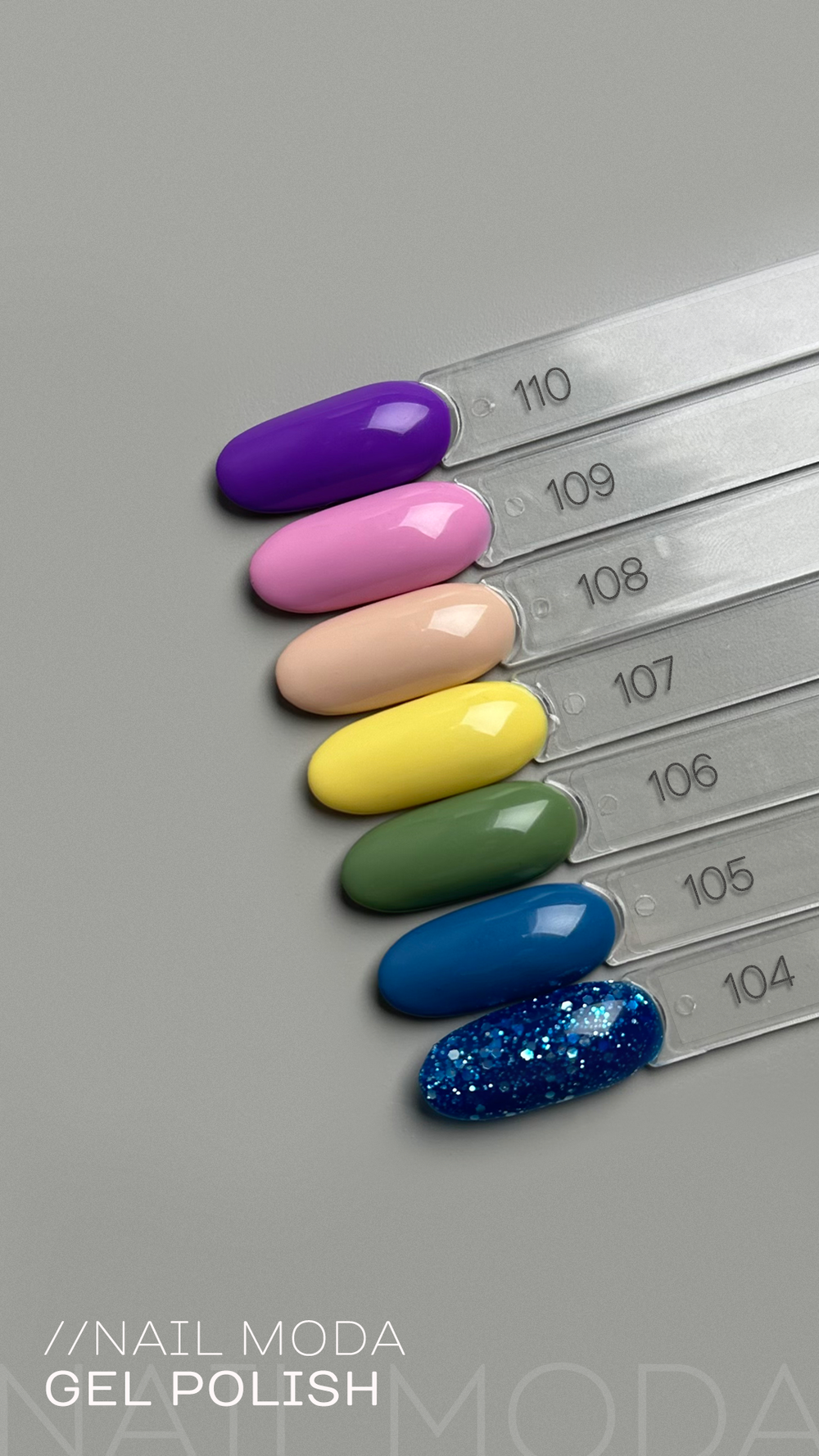 (NEW) GEL POLISH 104 - 110