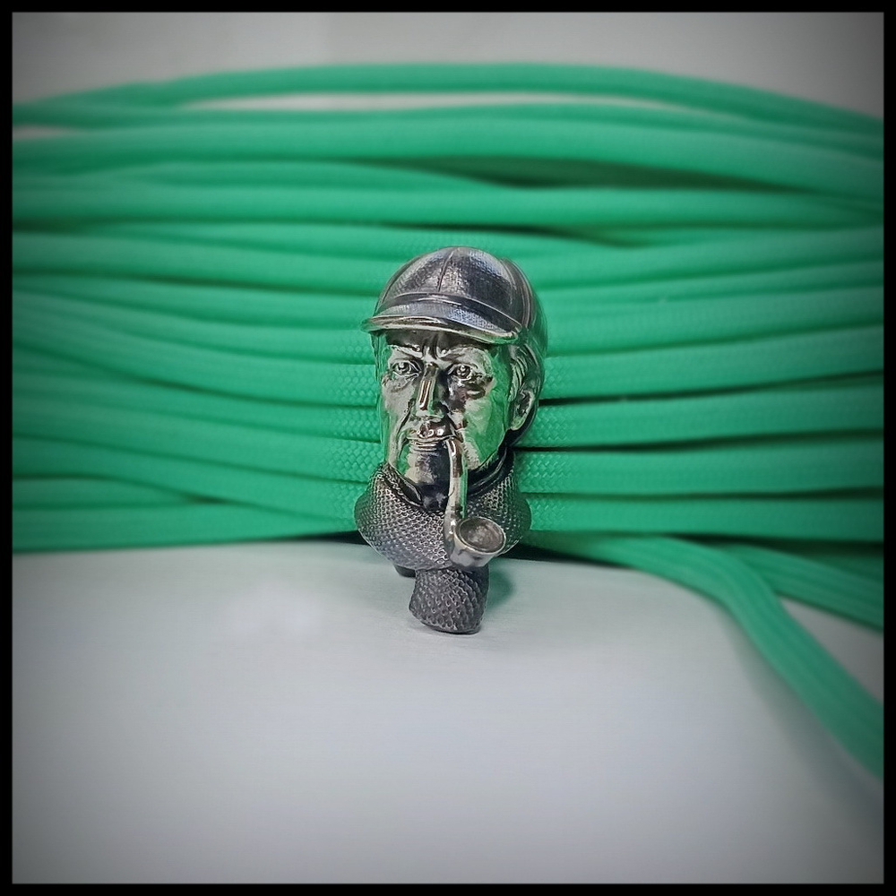 Темлячная бусина "Шерлок" для ножей , мельхиор