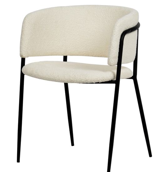 Стул кухонный  Sunny ткань букле белый