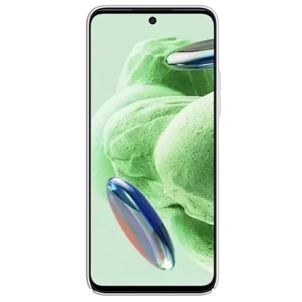 Тонкий чехол белого цвета от Nillkin для смартфона Xiaomi Redmi 12 4G и Note 12R 5G, серия Super Frosted Shield