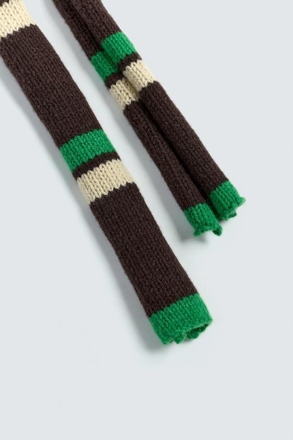 ZARA HARRY LAMBERT X DISNEY ВЯЗАНЫЙ ШАРФ В ПОЛОСКУ, РАЗНОЦВЕТНЫЙ