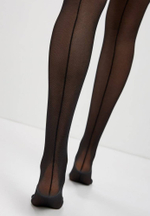 CONTE LINE SLIM Колготки женские с имитацией шва и утягивающими шортиками