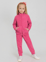 Костюм для девочек флис "Алтай-1" 122, Малиновый (Ивашка)