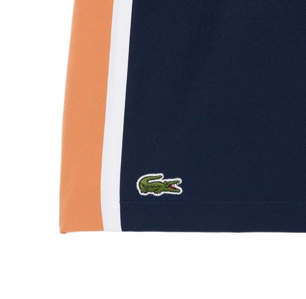Теннисные шорты Lacoste Sport Colourblock Panels Lightweight - navy blue/blossom/white
