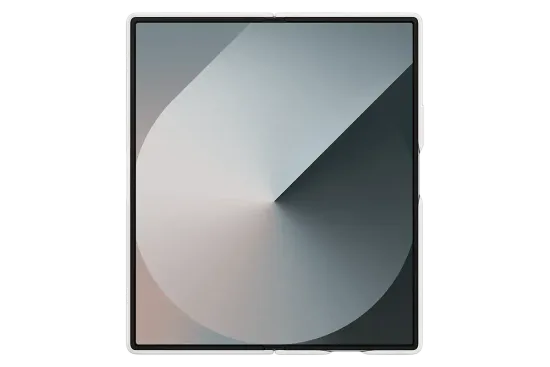 Чехол Samsung Silicone Case Fold6 белый