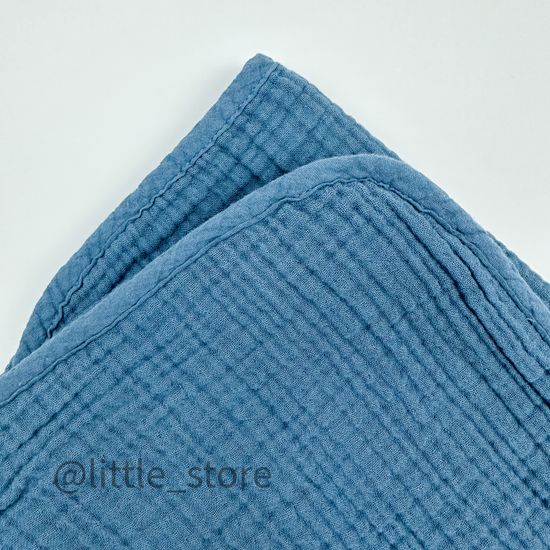 Полотенце из муслина, Синий