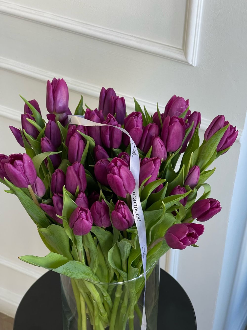 Тюльпаны классика - фиолетовый цвет