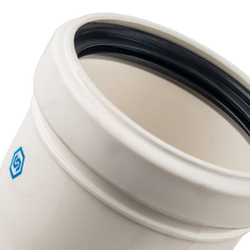 Элемент дымохода конденсац. угол 87° Ø80 м/п PP-FE