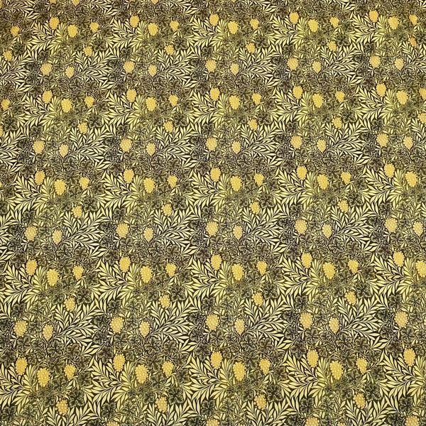 ВИНОГРАД  У. МОРРИС, ОЛИВКОВЫЙ ФОН 100% хлопок Handmade Fabrics 5