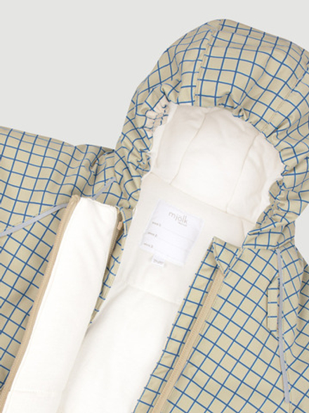 ПРЕДЗАКАЗ Комбинезон облегчённый демисезонный Mjölk Graphic Check, утеплитель 100гр/м2