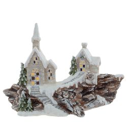 GAEM Фигурка декоративная "Домик" (подсветка, 3xAAA), L66 W23 H48 см