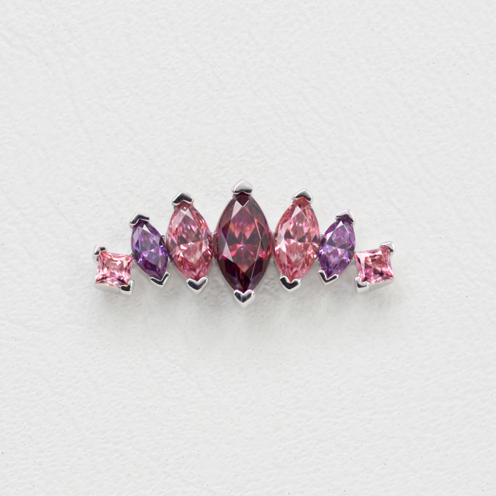 Orion tops with colored gems