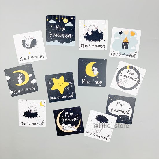 Набор открыток "Сонный зайчик"