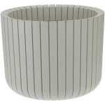 Кашпо ШАТО D250мм H200мм 8л белый ротанг