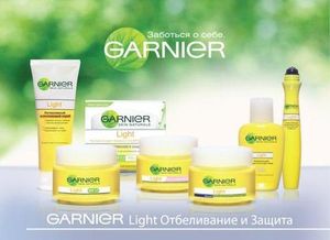 Garnier Light Увлажняющий отбеливающий крем для чувствительной кожи SPR 15