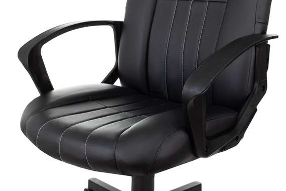 Кресло руководителя Бюрократ T-898AXSN черный Leather Black эко.кожа крестов. пластик