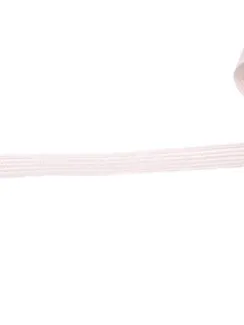 168 K-195/6 ОПТ Тесьма эластичная Lauma Fabrics, 6 мм, серебристый пион 168