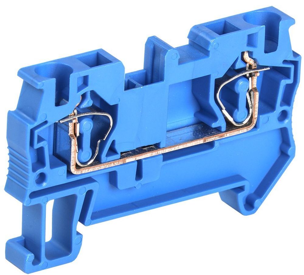 Клемма пружинная КПИ 2в-4 41А синяя IEK