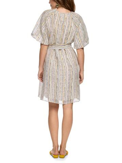 Marc Cain Платье из смеси льна и шелка