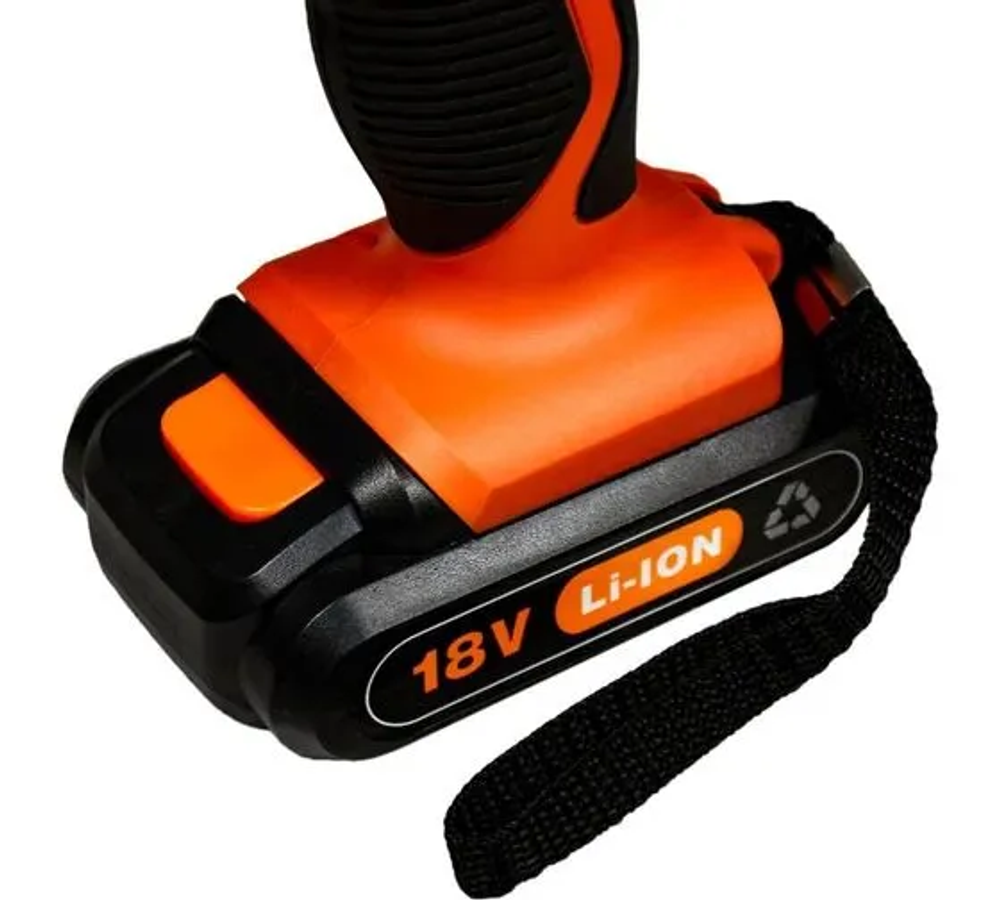 Дрель, 18 В, 10 мм, 1500 об/мин, патрон - быстрозажимной, разноцветный, надежный