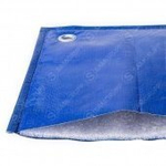 Строительный тент тарпаулин с утеплением 120 г/м2