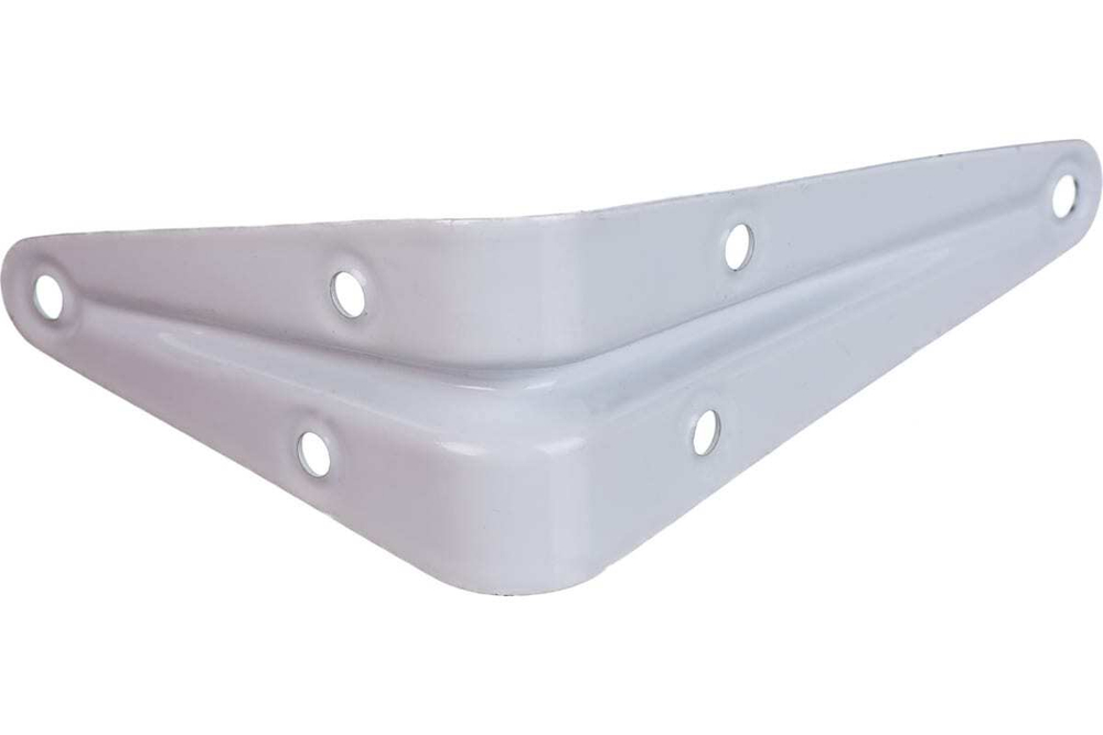 Уголок-кронштейн STAYER MASTER 100х75 мм, белый 37400-1
