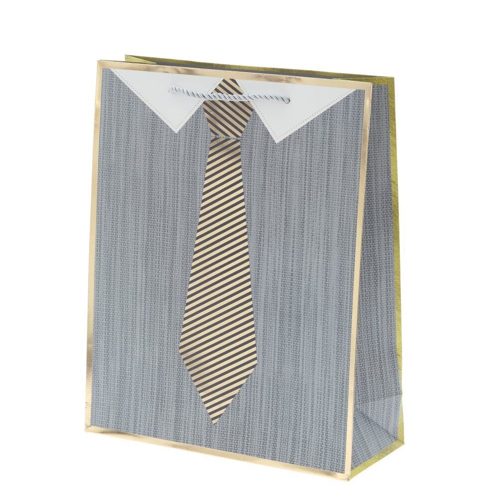 GAEM Пакет подарочный M (бумага 210г/м2, блок микс 12шт), L26 W10 H32 см, 4в.