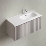 Тумба с раковиной Sancos Snob R 1.0 SNR1.0100LSM/SNR1.0100RSM Doha Soft