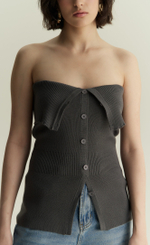 Пояс из трикотажа на пуговицах