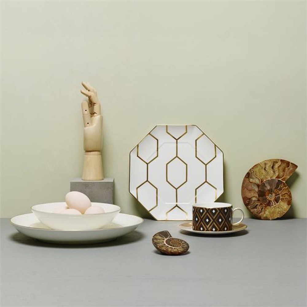 Wedgwood Тарелка для пасты Gio Gold 21 см глубокая 40007550