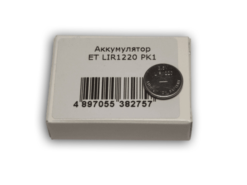 Аккумулятор ET LIR1220 PK1