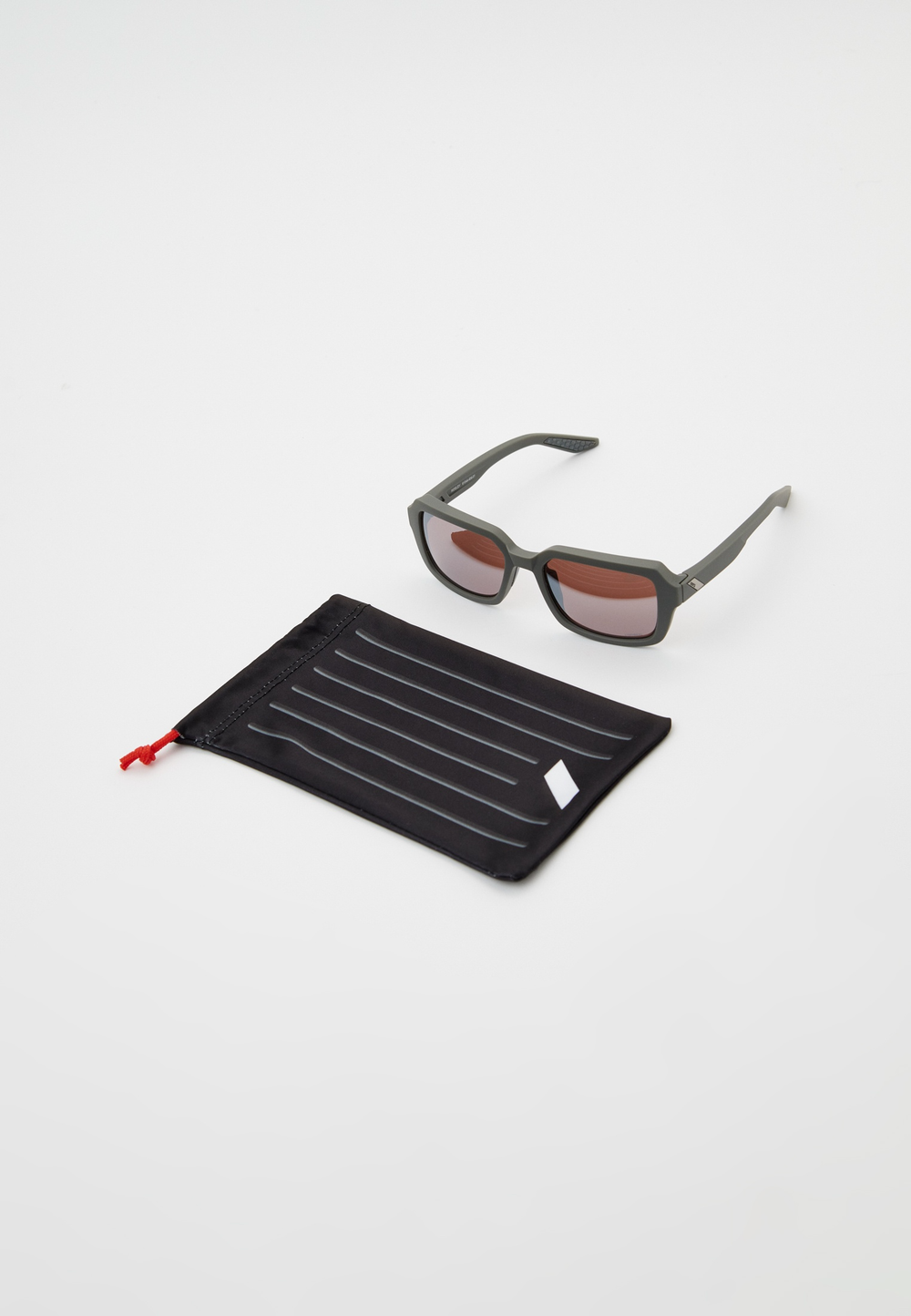 Спортивные очки 100% RIDELEY Soft Tact Cool Grey - HiPER Silver Mirror Lens