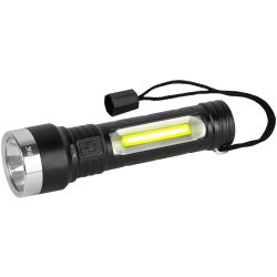 Светодиодный фонарь ЭРА UA-501 универсальный, аккумуляторный, COB+LED, 5 Вт, резина | Универсальные  фонари