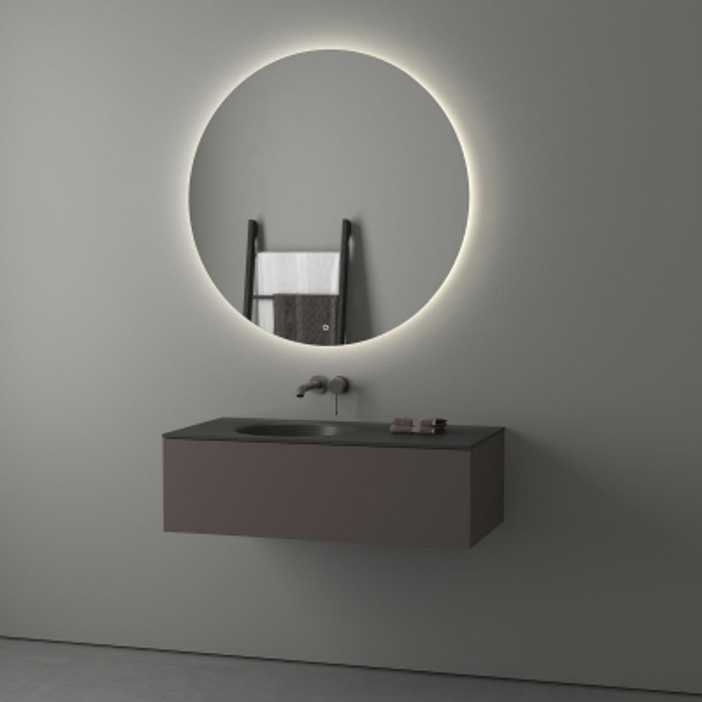 Зеркало Evoform с LED-подсветкой 27 W Ø100 см Сенсорный выключатель Нейтральный белый свет
