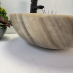 Раковина из оникса Bowl Grey TinLip BO-63003 45*45*15 43