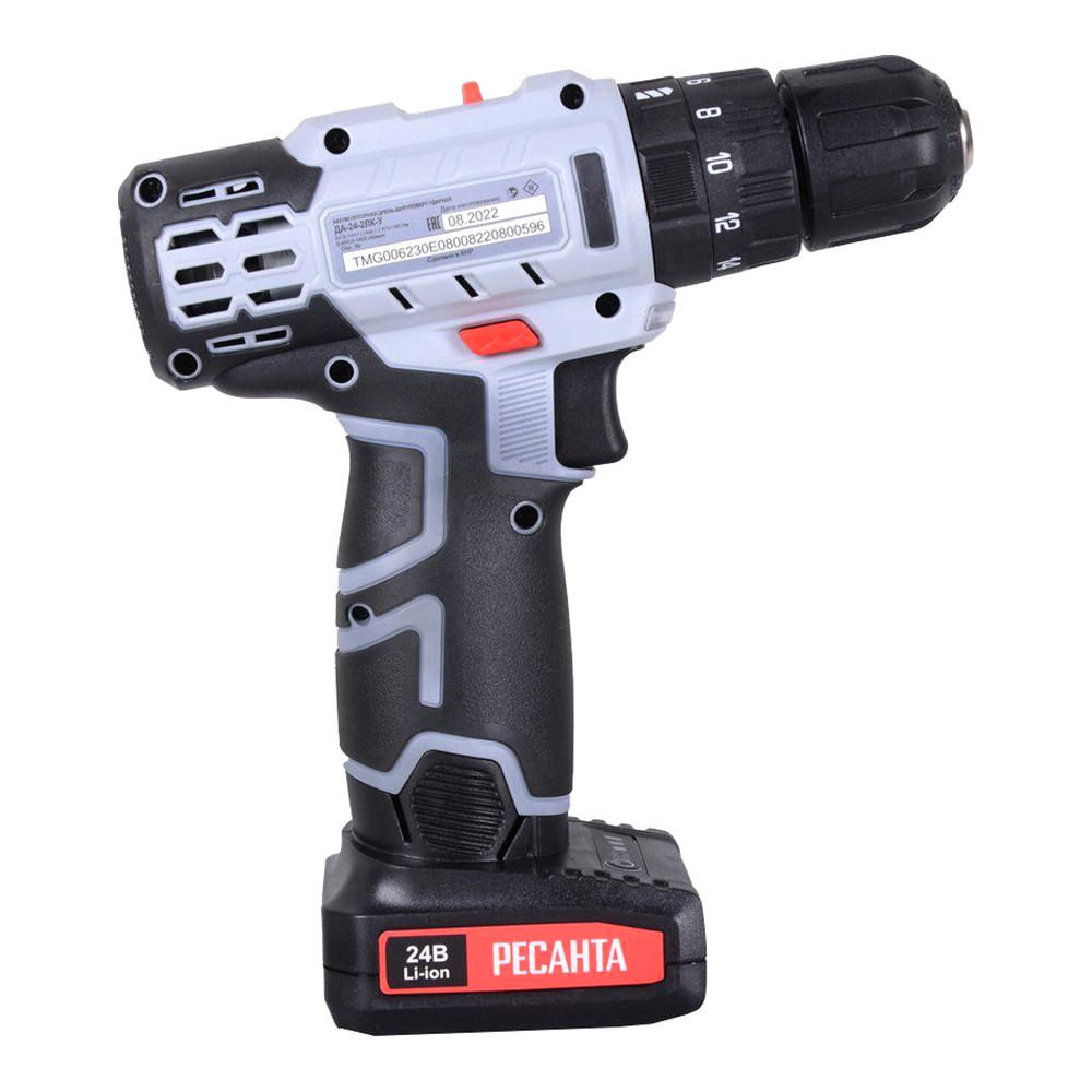 Дрель-шуруповерт аккумуляторная Ресанта ДА-24-2ЛК-У