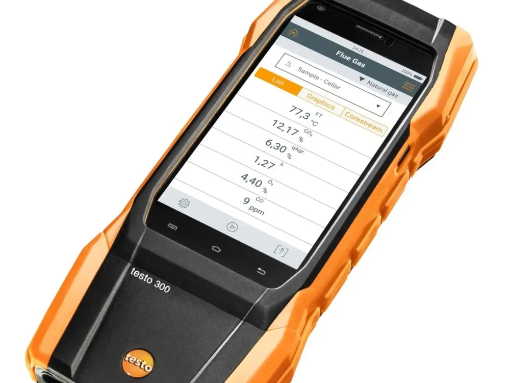 Testo 300 газоанализатор дымовых газов